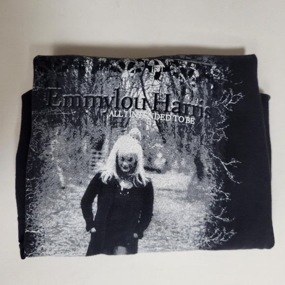Emmylou Harris All I Intended To Be Music Tour Dates Tshirt Size M 2008 Black - Picture 8 of 8